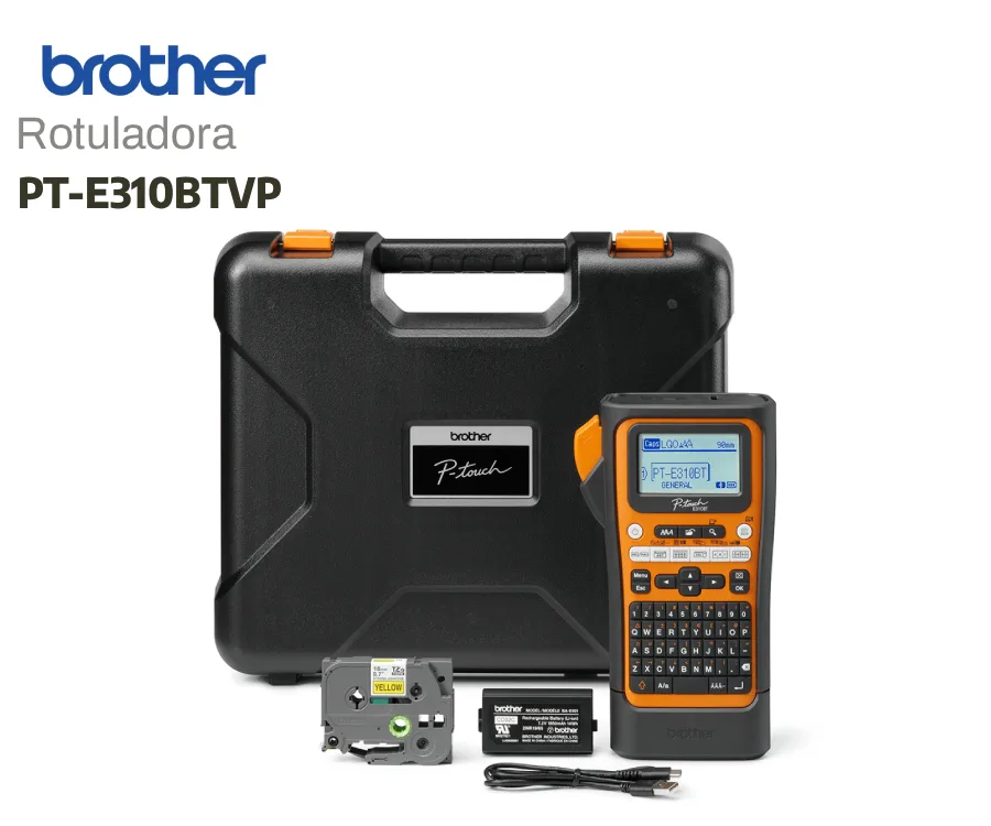 Rotuladora Electronica PT-E310BTVP Brother Portátil